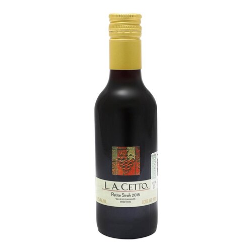 Pack de 2 Vino Tinto L.A. Cetto Petite Syrah 187 ml 
