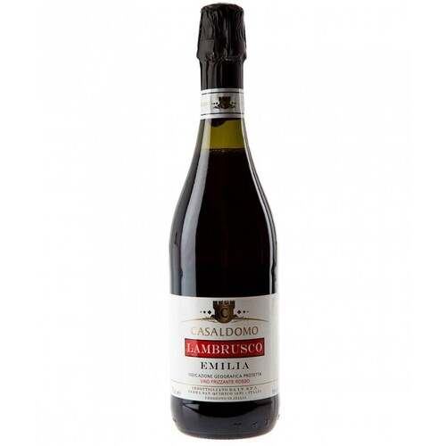 Pack de 4 Vino Tinto Lambrusco Emilia Casaldomo 750 ml 