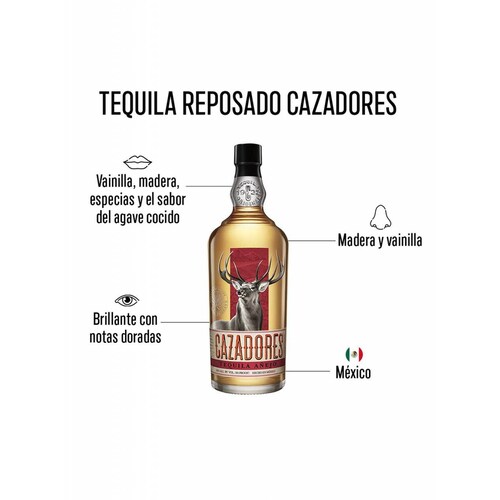 Pack de 6 Tequila Cazadores Reposado 1 L 