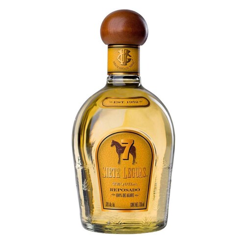 Pack de 12 Tequila 7 Leguas Añejo Mini 50 ml 