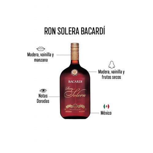 Pack de 4 Ron Bacardi Solera 1 L 