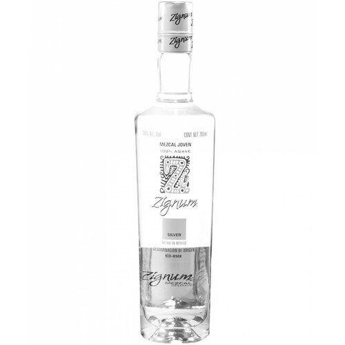 Pack de 12 Mezcal Zignum Silver 700 ml 