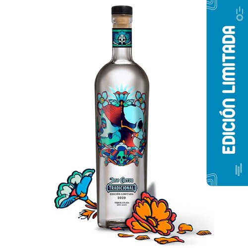 Pack de 6 Tequila Jose Cuervo Plata Calavera 750 ml 