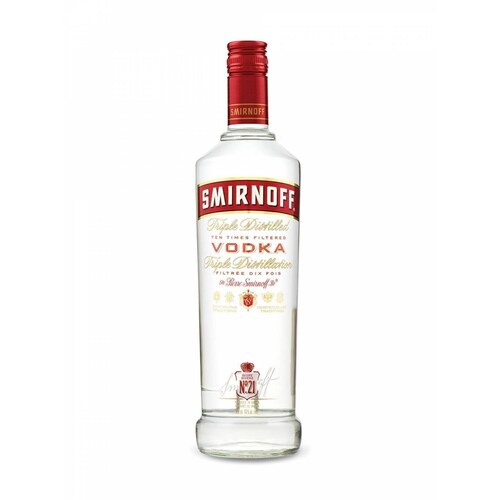 Pack de 6 Vodka Smirnoff 1 L 