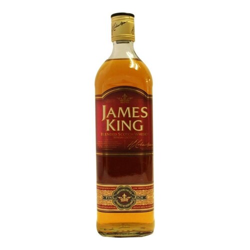 Pack de 6 Whisky James King Blend Etiqueta Roja 750 ml 