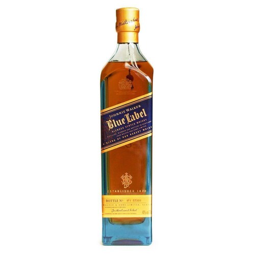 Pack de 2 Whisky Johnnie Walker Blend Blue Label 750 ml 