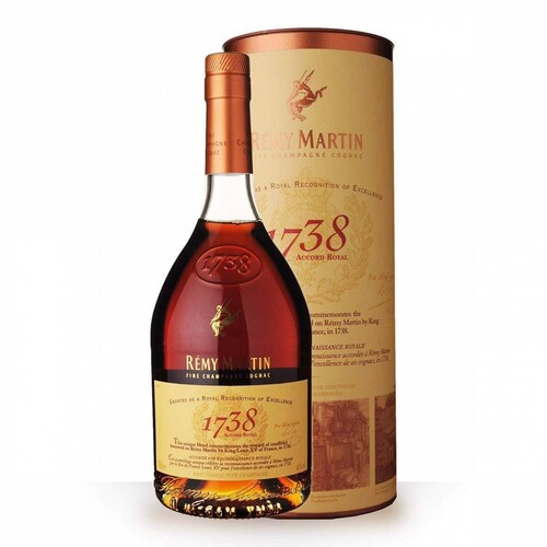 Pack de 4 Cognac Remy Martin 1738 700 ml 