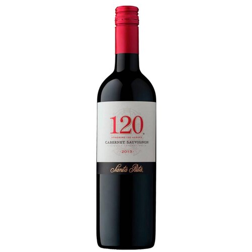 Pack de 2 Vino Tinto Santa Rita Viña 120 Cabernet Sauvignon 375 ml 