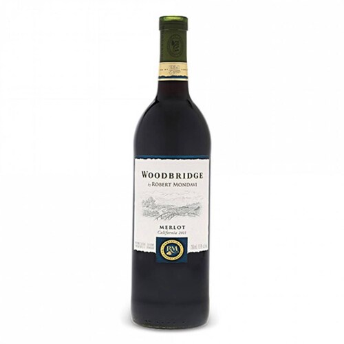 Pack de 2 Vino Tinto Robert Mondavi Woodbridge Merlot 750 ml 