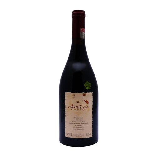 Pack de 4 Vino Tinto Santo Tomás Sirocco Reserva Syrah 750 ml 