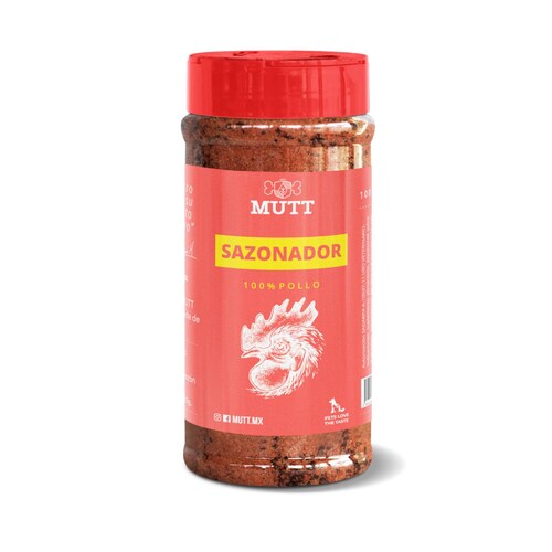 Sazonador de Croquetas Para Perro Sabor Pollo Mutt Delicioso 
