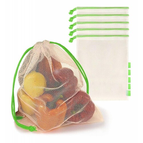 Set de Bolsas Ecológicas Bableco Reusables para frutas y verduras 