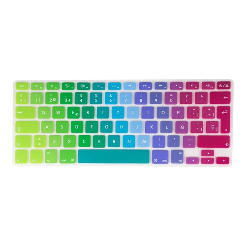 Cubreteclado Lenfech Español para Macbook Pro macbook Air 13 15 20 Multicolor