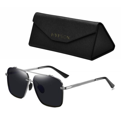 Lentes de Sol Hypson para Hombre modernos Unitalla Gris oscuro