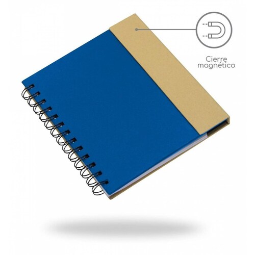 Libreta Ofidosel Cuaderno de Apuntes Con Notas y Organizador Azul
