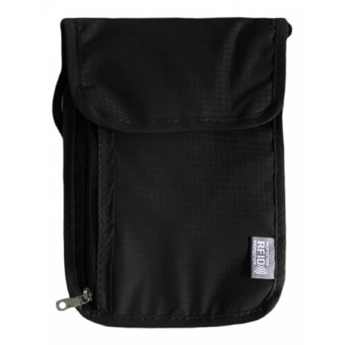 Porta Documentos Vazma para Viaje, Porta Pasaporte con Rfid Negro