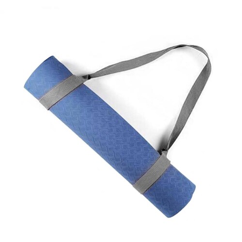 Correa Thefne de Estiramiento y para Tu Tapete de yoga O Pilates Gris