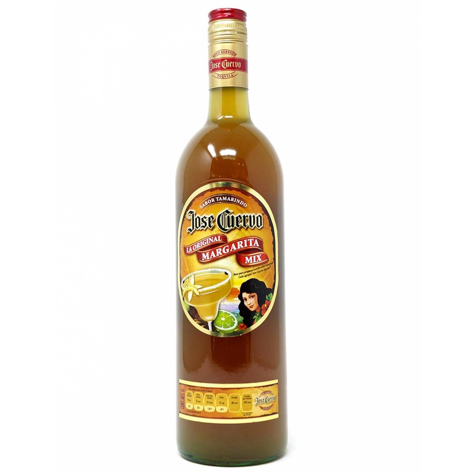 Pack de 6 tequila margarita mix jose cuervo tamarindo 1 l Sears