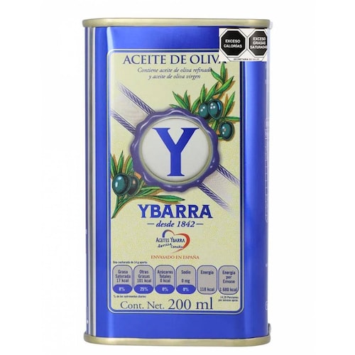 Pack de 12 Aceite De Oliva Ybarra Extra Virgen 200 gr 