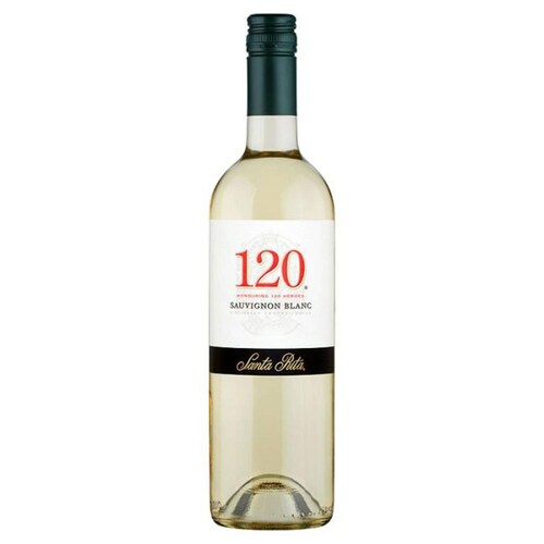 Pack de 12 Vino Blanco Santa Rita Viña 120 Sauvignon Blanc 375 ml 