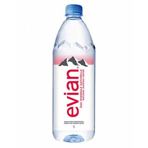 Pack de 2 Agua Evian 1 L 