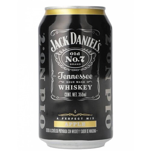 Pack de 12 Whisky Jack Daniels Apple Lata 350 ml 