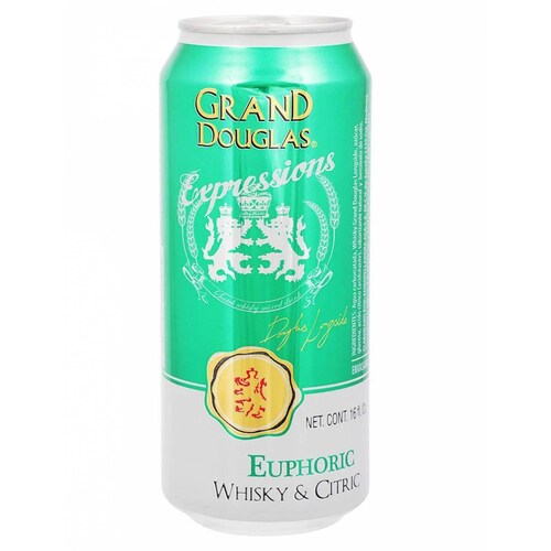 Pack de 6 Whisky Grand Douglas Citric Lata 473 ml 