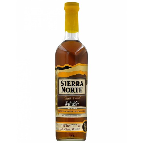 Pack de 6 Whisky Sierra Norte Maiz Amarillo Single Barrel 750 ml 