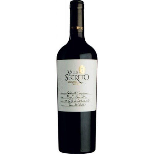 Caja de 6 Vino Tinto Valle Secreto Cabernet Sauvignon First Edition 750 ml 