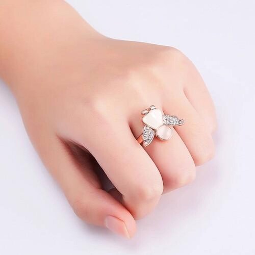 Anillo Angel Moonlight Con Cristales 