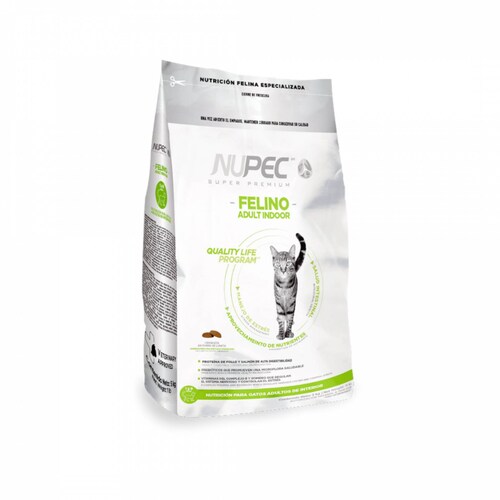 Alimento para gato Nupec Felino Adulto Indoor de 5Kg 