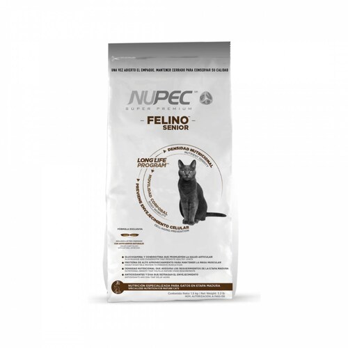 Alimento para gato Nupec Felino Senior de 1.5Kg 