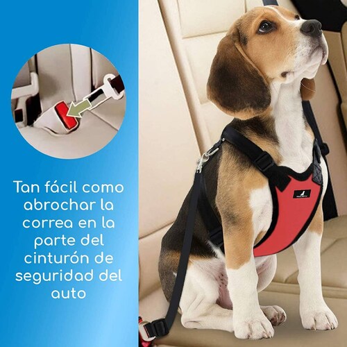 Arnés Mascretta para Perro con Cinturón de Seguridad para Auto 