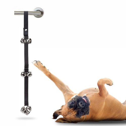 Timbre Mascretta para Perros Negro