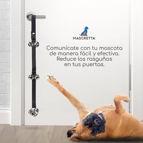 Timbre Mascretta para Perros Negro