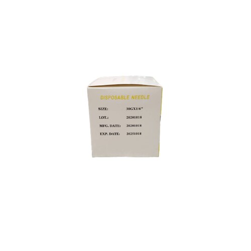 Agujas de Mesoterapia desechable (100 agujas) 30G x 4mm 