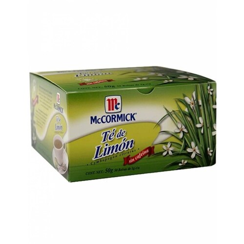 Pack de 24 Té de limón McCormick de 50 sobres 