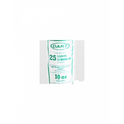 Pack de 40 Vaso Des. Dart Térmico Grabado #10 de 25 piezas 
