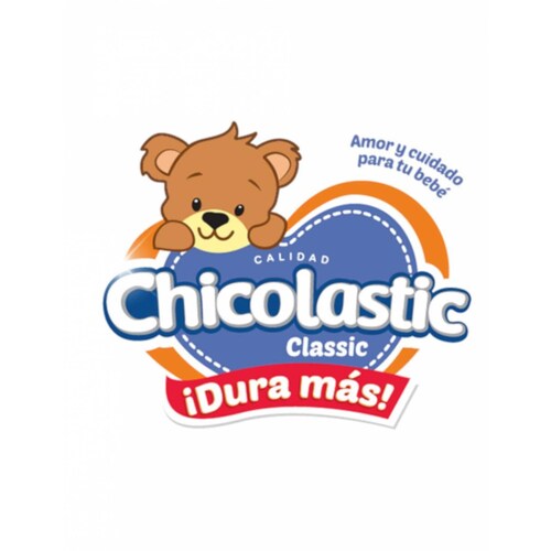 Pack de 6 Pañal Chicolastic Classic Mediano de 14 Pañales 