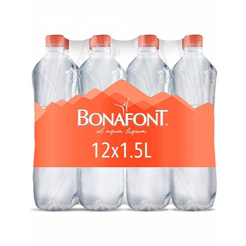 Pack de 12 Agua Bonafont Natural de 1.5 L 