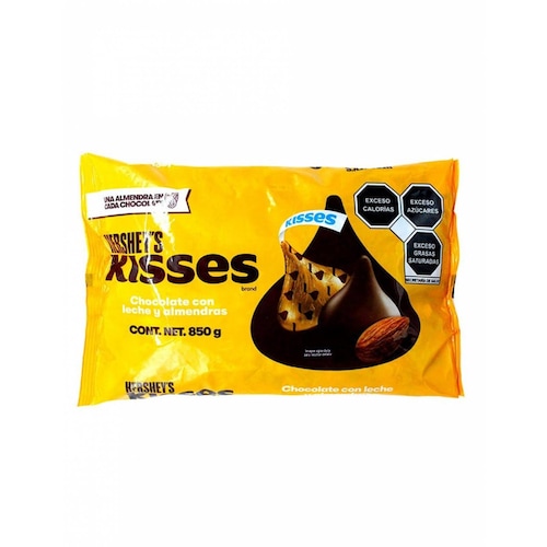 Pack de 5 chocolate Kisses almendra Hershey´s de 850g 