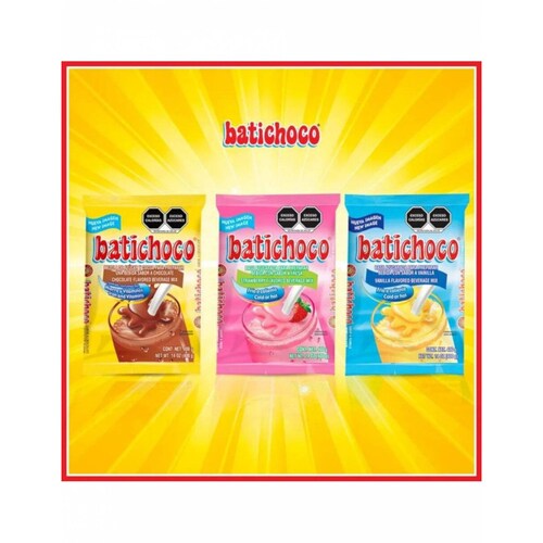 Pack de 25 Bebida en polvo Batichoco Chocolate de 400 gr