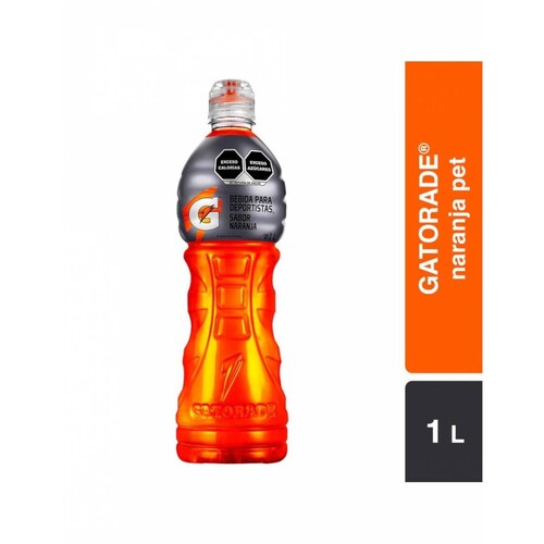 Pack de 6 Bebida Rehidratante Gatorade Chupón Naranja de 1 L 