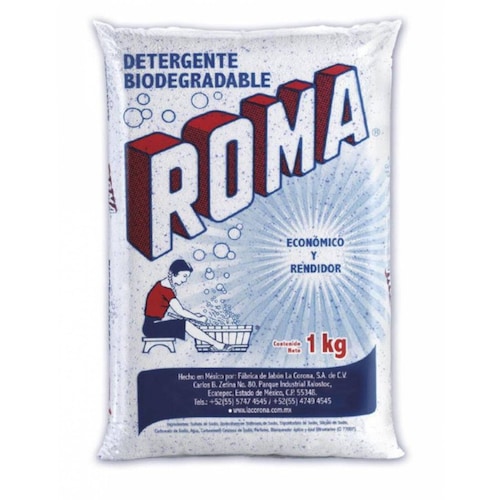 Pack de 10 Detergentes Roma de 1 Kg 