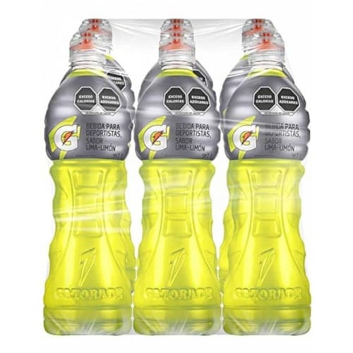 Pack de 6 Bebida Rehidratante Gatorade Chupón Limón de 1 L 