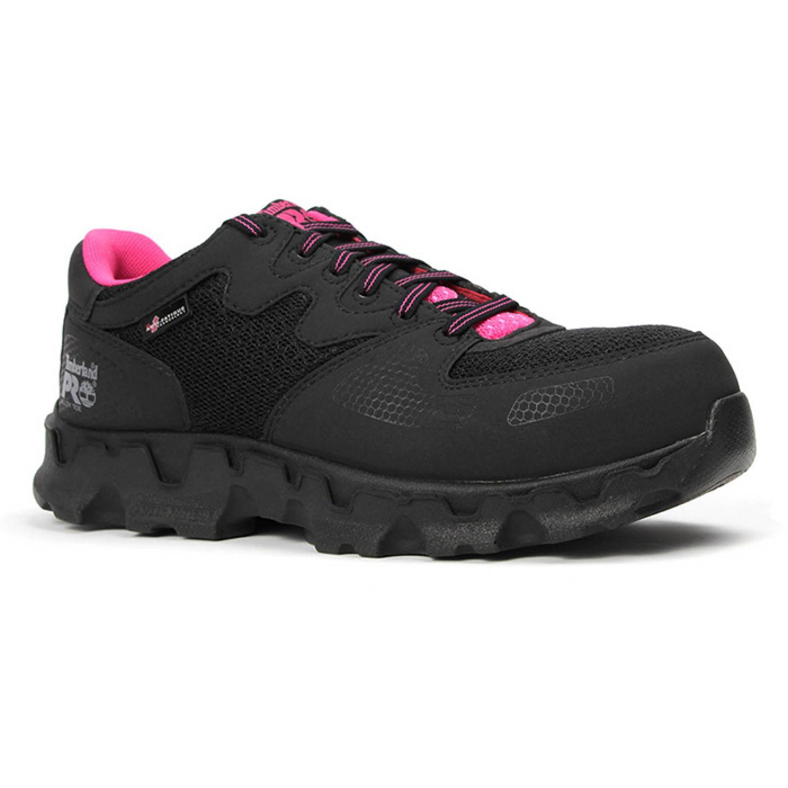 Tenis industrial para dama timberland t669al negro / rosa Sears