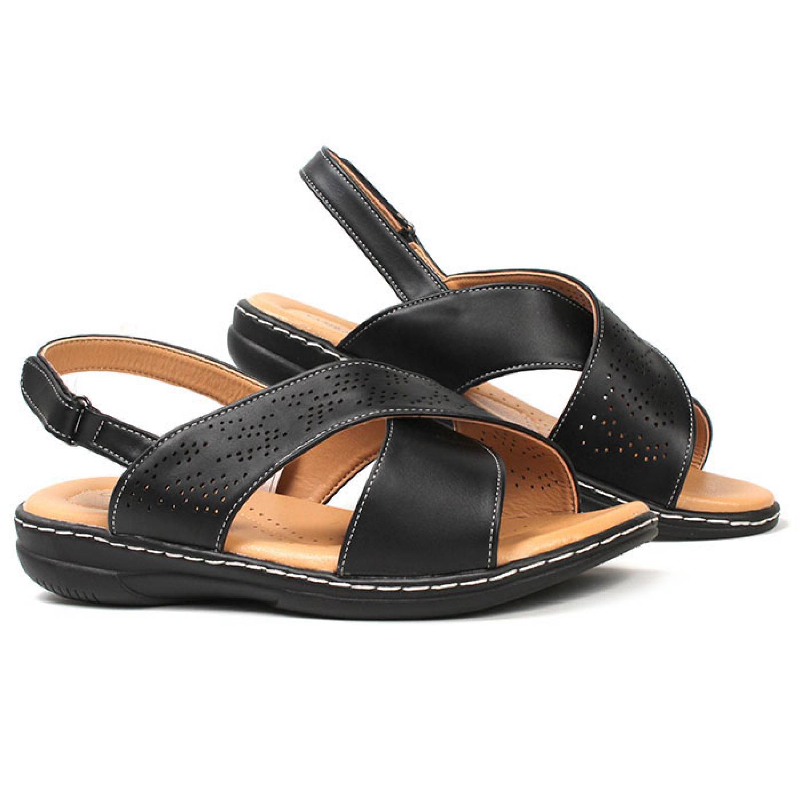 Sandalia para dama furor 15567 negro - Sears