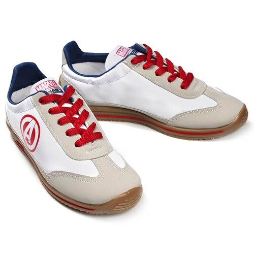 Tenis para caballero panam marvel 60001-0823 blanco/gris/azul