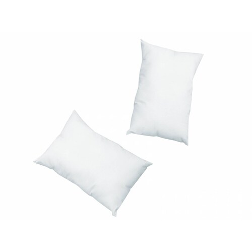 Pack de Almohadas para bebe con funda Cary Smooth Colors 25x30 cm Blanco