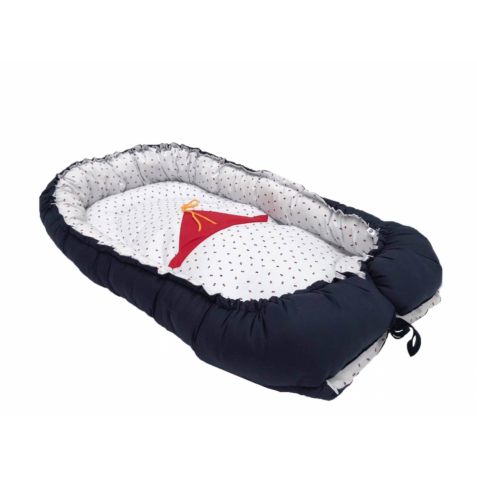 Nido Cama Para Bebe Cary Baby Nest Velero Azul Marino Sears